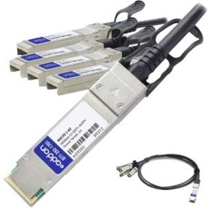 AddOn NetAPP X66120-1 Compatible TAA Compliant 40GBase-CU QSFP+ to 4xSFP+ Direct Attach Cable (Passive Twinax 1m)