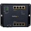 StarTech.com Industrial 8 Port Gigabit PoE+ Switch w/2 SFP MSA Slots 30W Layer/L2 Switch Managed Ethernet Network Switch IP-30/-40C to 75C