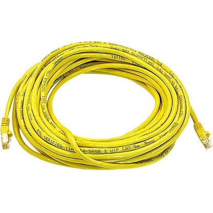 Monoprice Cat5e 24AWG UTP Ethernet Network Patch Cable 50ft Yellow