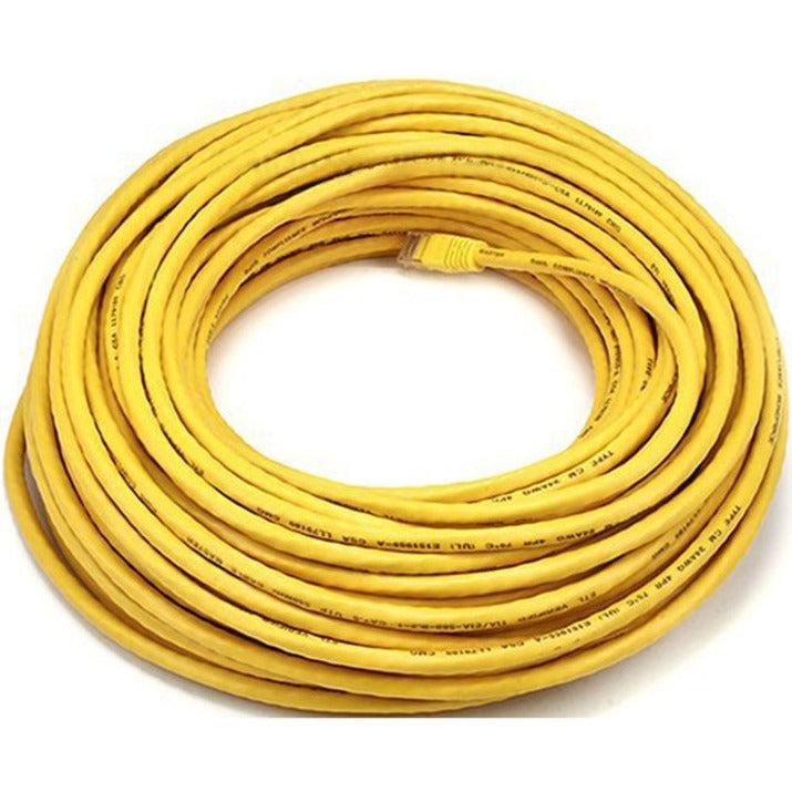 Monoprice Cat6 24AWG UTP Ethernet Network Patch Cable 100ft Yellow
