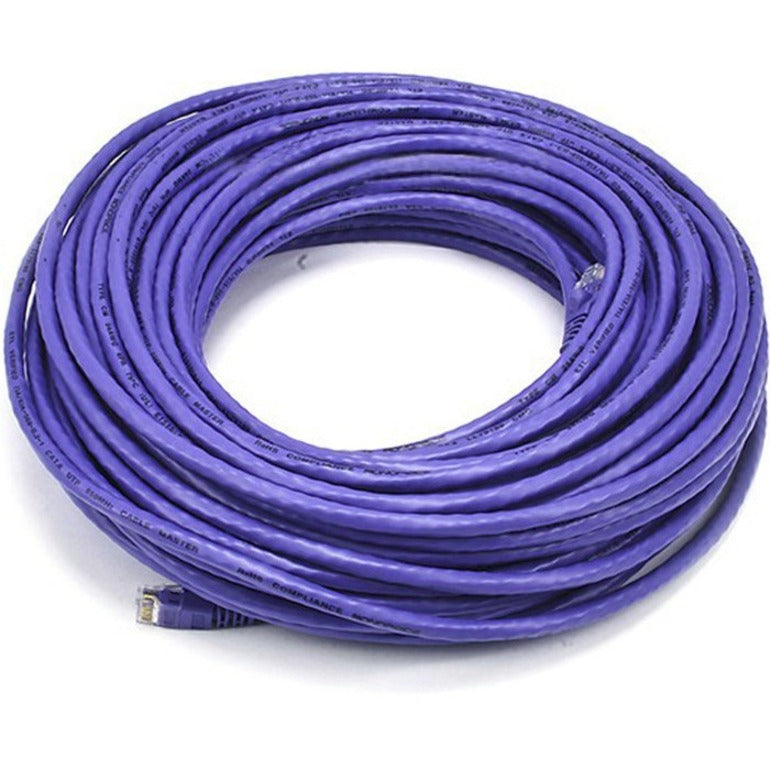 Monoprice Cat6 24AWG UTP Ethernet Network Patch Cable 100ft Purple
