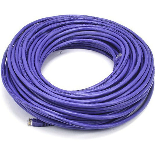 Monoprice Cat6 24AWG UTP Ethernet Network Patch Cable 100ft Purple