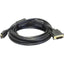 Monoprice 15ft 28AWG Standard HDMI to DVI Adapter Cable with Ferrite Cores Black