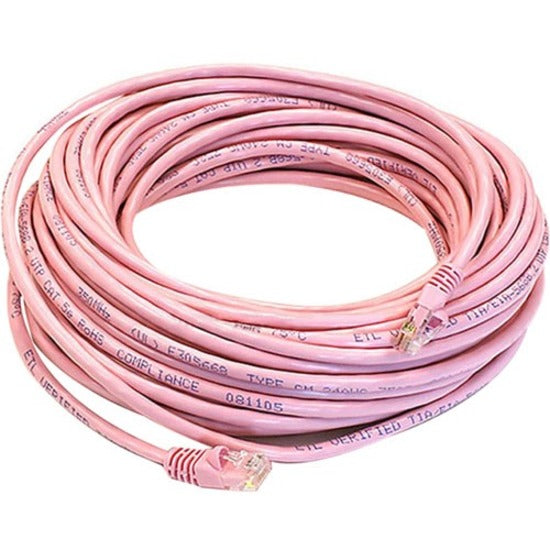 Monoprice Cat5e 24AWG UTP Ethernet Network Patch Cable 50ft Pink