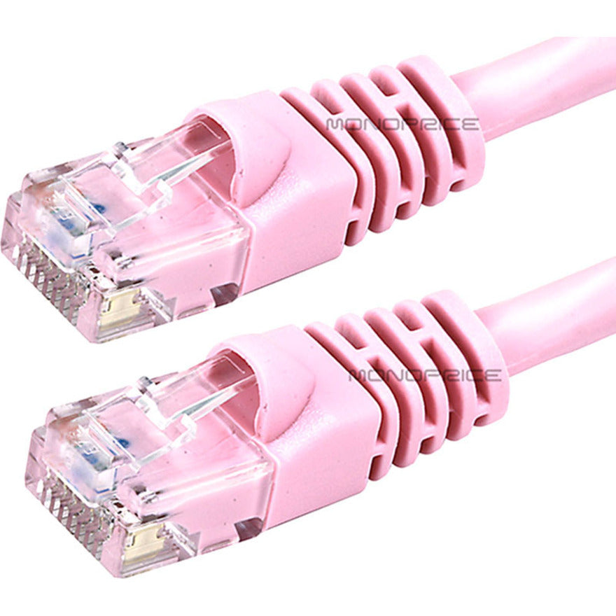 Monoprice Cat5e 24AWG UTP Ethernet Network Patch Cable 50ft Pink