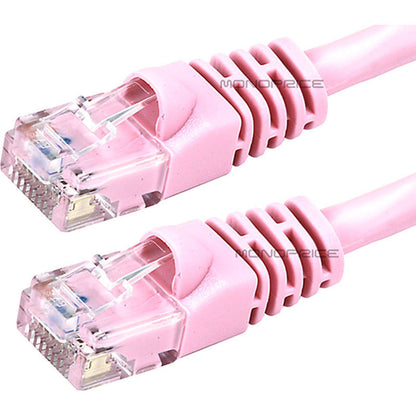 Monoprice Cat5e 24AWG UTP Ethernet Network Patch Cable 50ft Pink