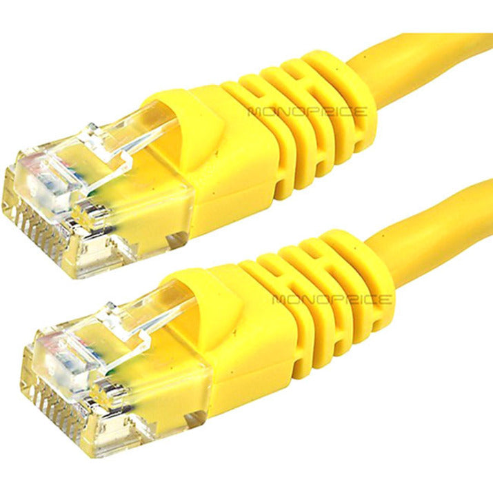 Monoprice Cat5e 24AWG UTP Ethernet Network Patch Cable 75ft Yellow