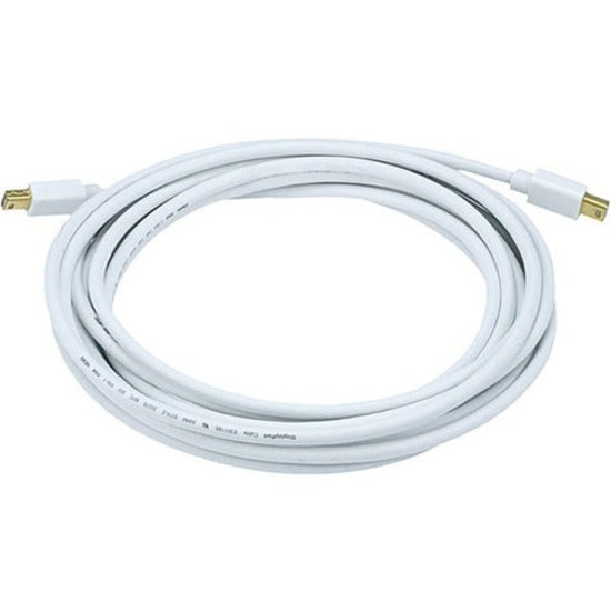 Monoprice 15ft 32AWG Mini DisplayPort Cable - White