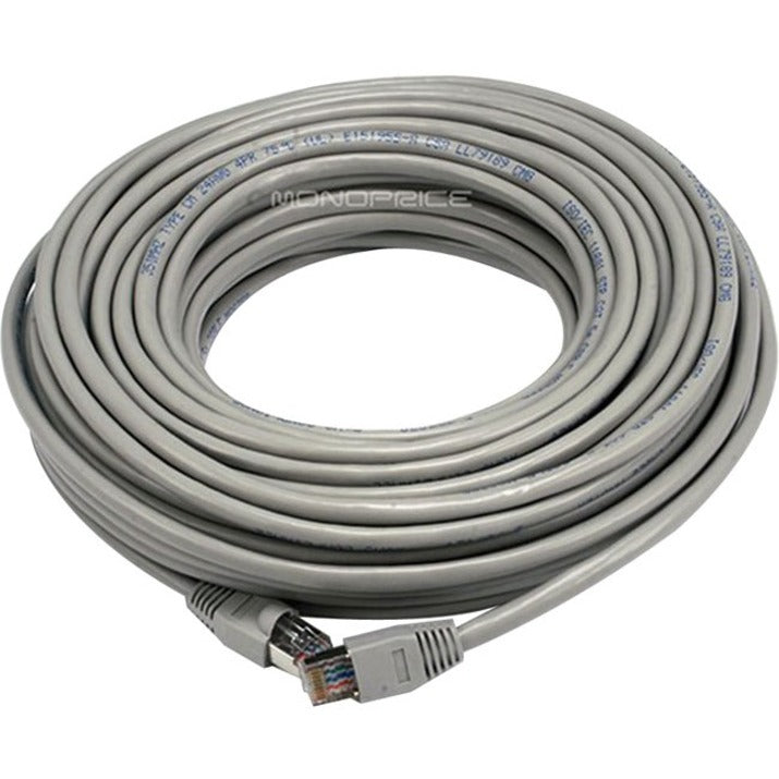 Monoprice Cat5e 24AWG STP Ethernet Network Patch Cable 75ft Gray