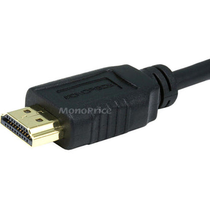 Monoprice Standard HDMI Cable with Ethernet and HDMI Micro Connector 15ft