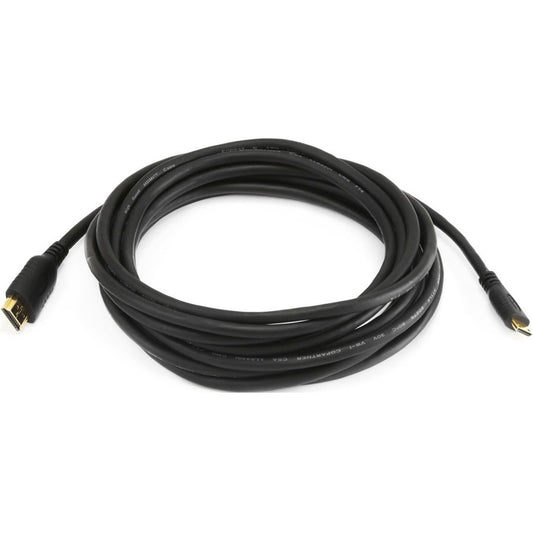 Monoprice Standard HDMI Cable with HDMI Mini Connector 15ft