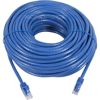 Monoprice FLEXboot Series Cat6 24AWG UTP Ethernet Network Patch Cable 100ft Blue