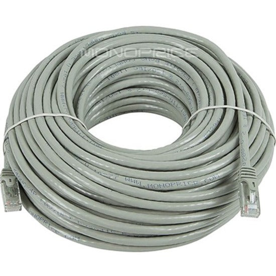 Monoprice FLEXboot Series Cat6 24AWG UTP Ethernet Network Patch Cable 100ft Gray