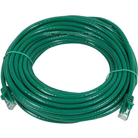 Monoprice FLEXboot Series Cat6 24AWG UTP Ethernet Network Patch Cable 50ft Green
