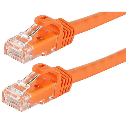 Monoprice FLEXboot Series Cat6 24AWG UTP Ethernet Network Patch Cable 50ft Orange