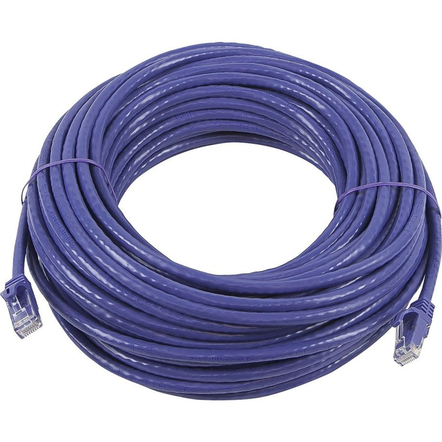 Monoprice FLEXboot Series Cat6 24AWG UTP Ethernet Network Patch Cable 100ft Purple