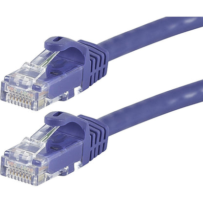 Monoprice FLEXboot Series Cat6 24AWG UTP Ethernet Network Patch Cable 100ft Purple