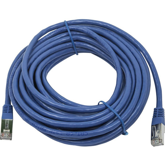 Monoprice Entegrade Series ZEROboot Cat6A 26AWG STP Ethernet Network Cable 30ft Blue