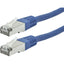 Monoprice Entegrade Series ZEROboot Cat6A 26AWG STP Ethernet Network Cable 30ft Blue
