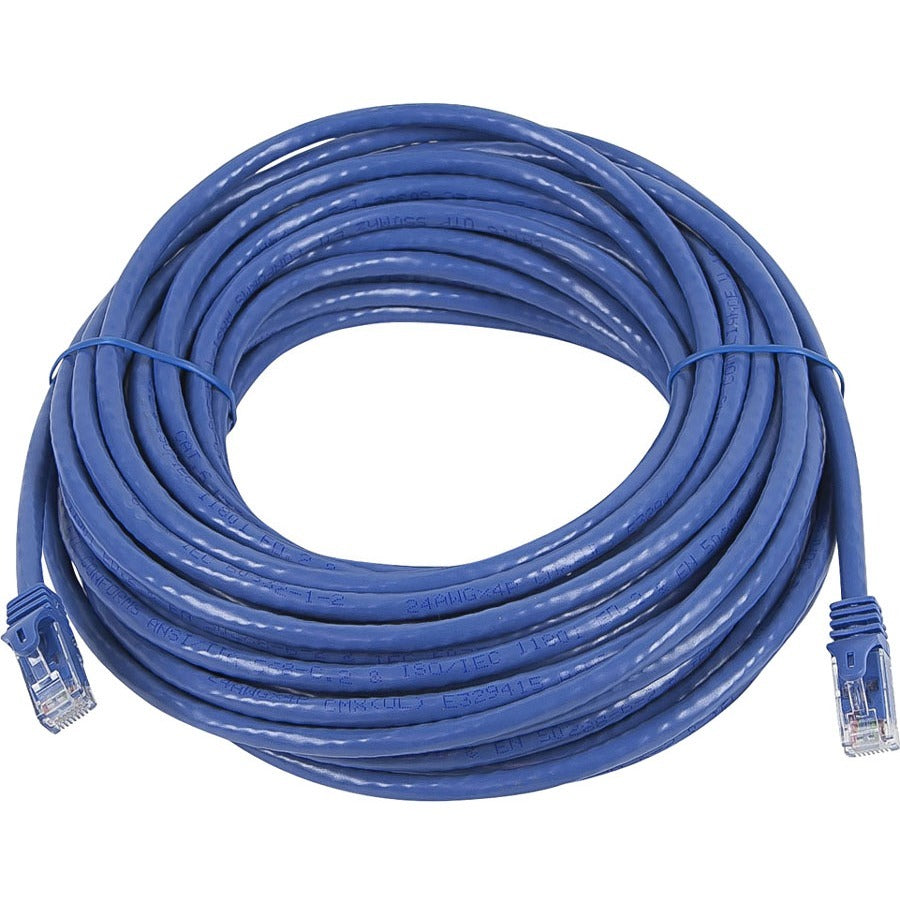 Monoprice FLEXboot Series Cat5e 24AWG UTP Ethernet Network Patch Cable 50ft Blue