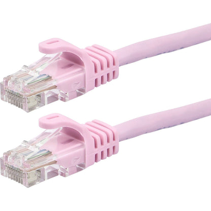 Monoprice FLEXboot Series Cat5e 24AWG UTP Ethernet Network Patch Cable 75ft Pink