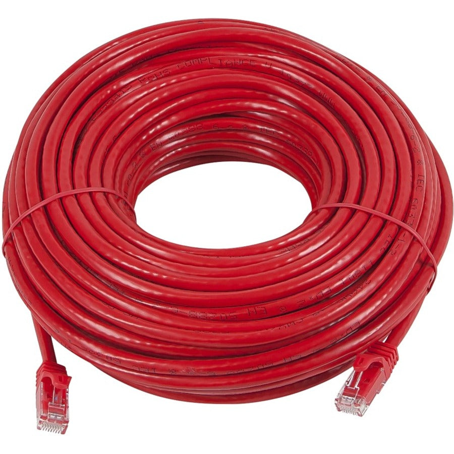 Monoprice FLEXboot Series Cat5e 24AWG UTP Ethernet Network Patch Cable 75ft Red