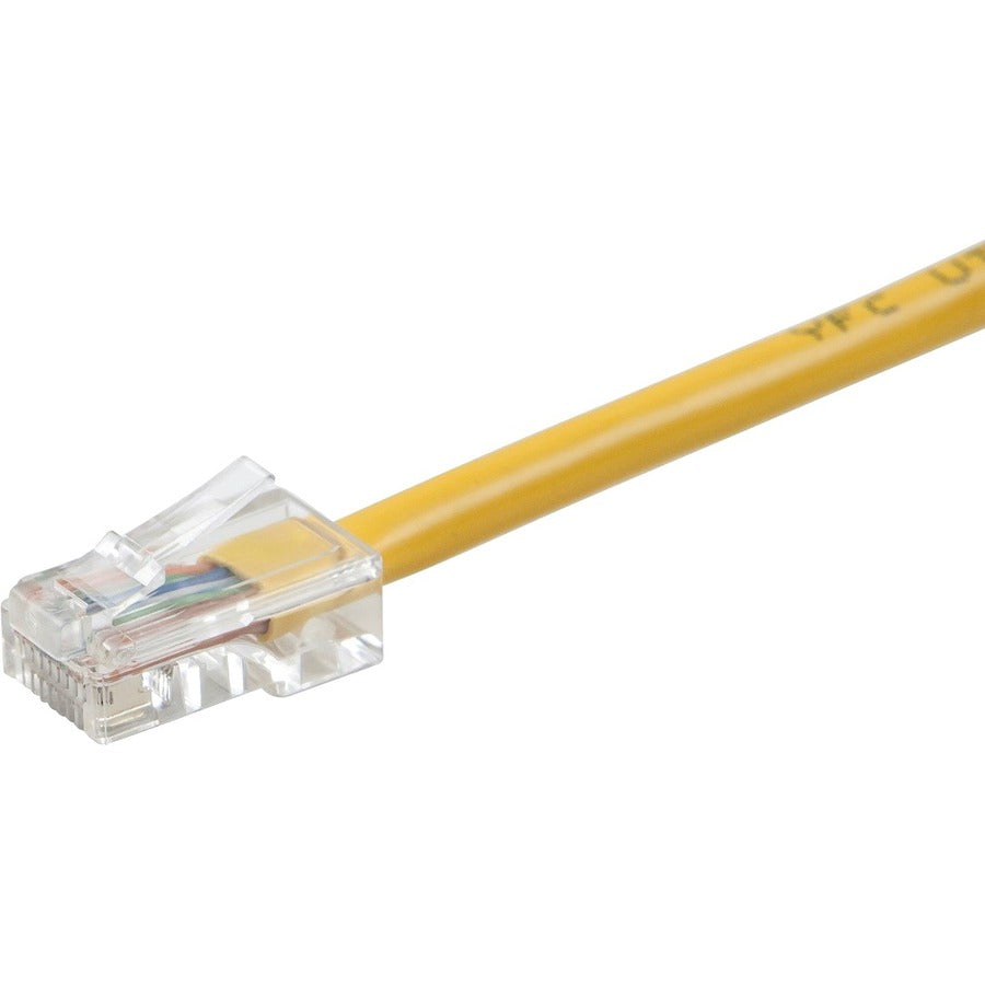 Monoprice ZEROboot Series Cat5e 24AWG UTP Ethernet Network Patch Cable 50ft Yellow