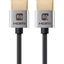 Monoprice Ultra Slim Series High Speed HDMI Cable 4ft Silver