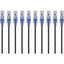 Monoprice 10-Pack SlimRun Cat6A Ethernet Network Patch Cable 3ft Black