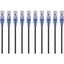Monoprice 10-Pack SlimRun Cat6A Ethernet Network Patch Cable 7ft Black