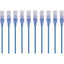 Monoprice 10-Pack SlimRun Cat6A Ethernet Network Patch Cable 10ft Blue