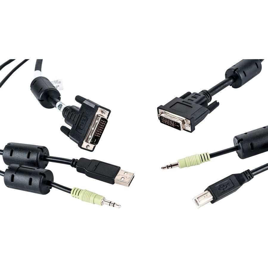 Vertiv Avocent USB Keyboard and Mouse DVI-D and Audio Cable 10 ft. for Vertiv Avocent SV and SC Series Switches