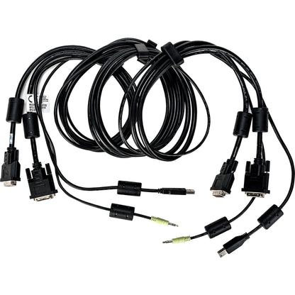 Vertiv Avocent USB Keyboard and Mouse DVI-D and Audio Cable 6 ft. with DPP Support for Vertiv Avocent SV and SC Series Switches
