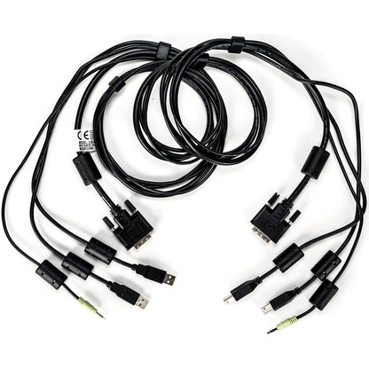 Vertiv Avocent USB Keyboard and Mouse DVI-D and Audio Cable 6 ft. with DPP Support for Vertiv Avocent SV and SC Series Switches