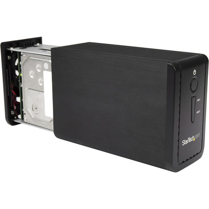 StarTech.com 2-Bay 3.5" HDD Enclosure with RAID - USB 3.1 - SATA (6Gbps) - Dual 3.5" HDD/SSD/SSHD External Drive Enclosure - USB-C and USB-A