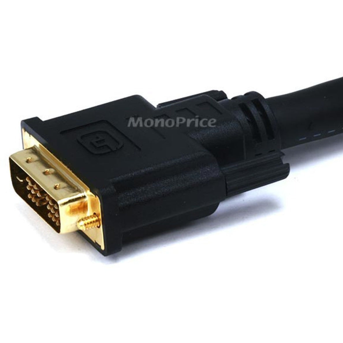 Monoprice 50ft 22AWG CL2 Standard HDMI to DVI Adapter Cable Black