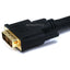 Monoprice 50ft 22AWG CL2 Standard HDMI to DVI Adapter Cable Black