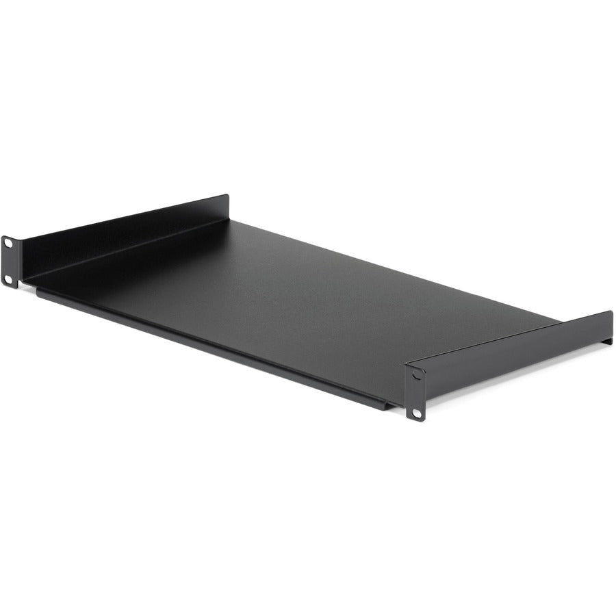 StarTech.com 1U Server Rack Cabinet Shelf - Fixed 10" Deep Cantilever Rackmount Tray for 19" Data/AV/Network Enclosure w/cage nuts screws