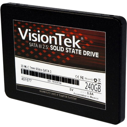 VisionTek 240GB 3D MLC 7mm 2.5" SSD