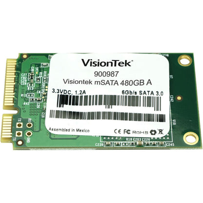 VisionTek 480GB 3D MLC mSATA SSD