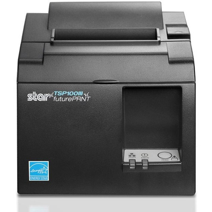 Star Micronics TSP143IIIU GRY US Direct Thermal Printer - Monochrome - Gray - Desktop - Receipt Print - 2.83" Print Width - 0.5 Second Mono - 203 dpi - Receipt - 3.15" Label Width - USB and Lightning - NO BLUETOOTH