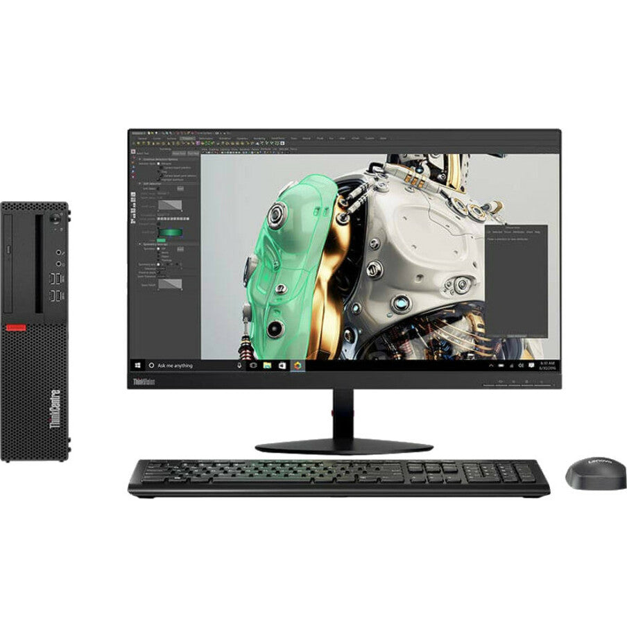 Lenovo ThinkCentre M910s 10MK0036US Desktop Computer - Intel Core i5 6th Gen i5-6500 3.20 GHz - 4 GB RAM DDR4 SDRAM - 128 GB SSD - Small Form Factor - Black