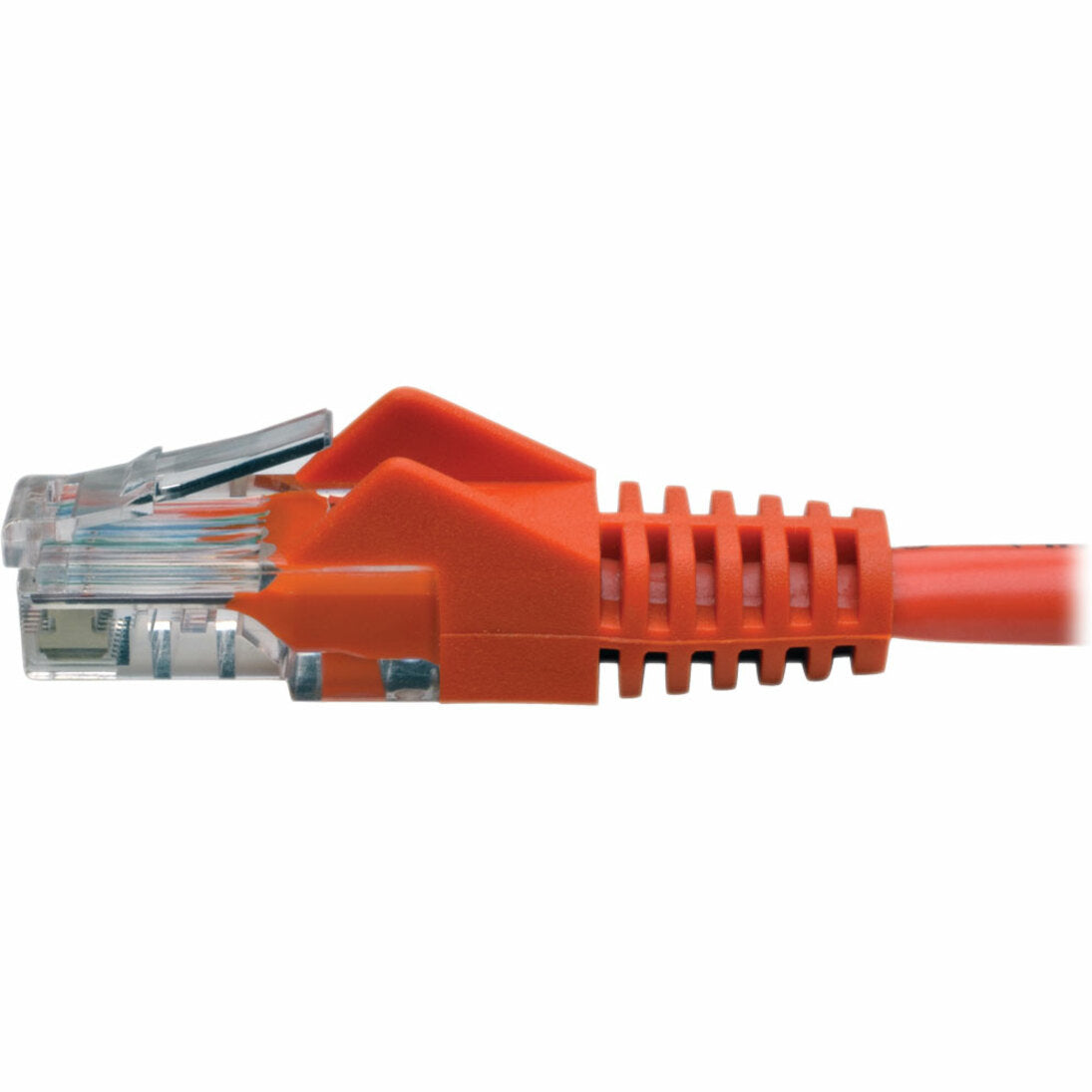 Tripp Lite Cat5e 350 MHz Snagless Molded (UTP) Ethernet Cable (RJ45 M/M) PoE Orange 15 ft. (4.57 m)