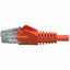 Tripp Lite Cat5e 350 MHz Snagless Molded (UTP) Ethernet Cable (RJ45 M/M) PoE Orange 15 ft. (4.57 m)