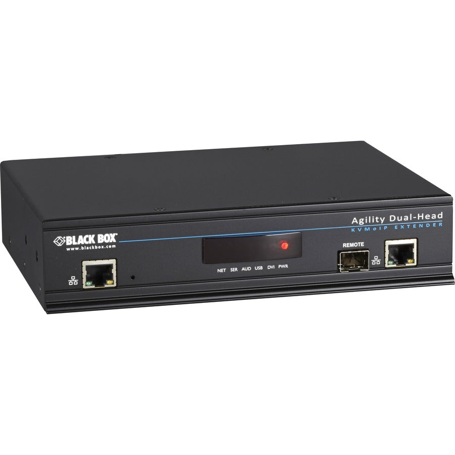 Black Box Agility KVM-Over-IP Matrix Dual-Head DVI-D USB 2.0 KVM Receiver