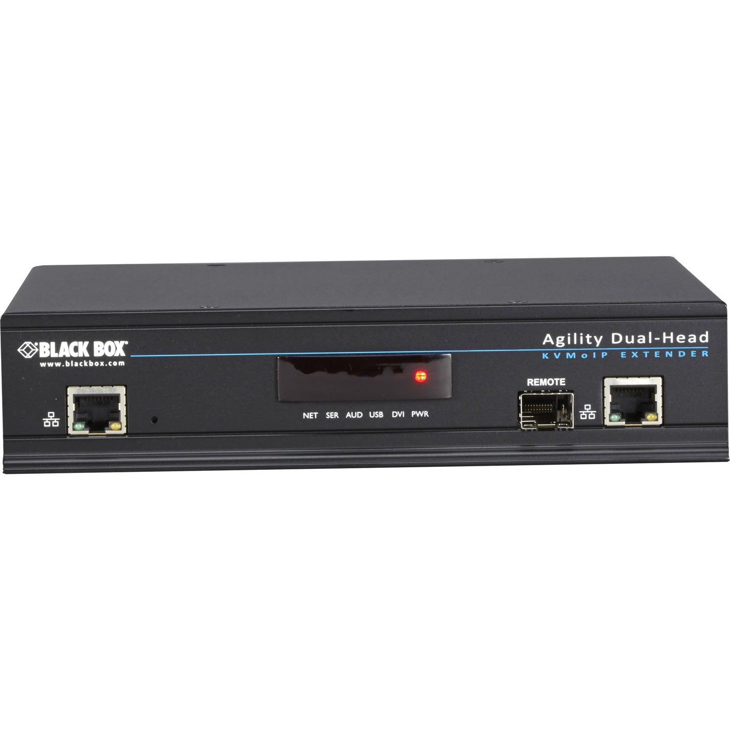 Black Box Agility KVM-Over-IP Matrix Dual-Head DVI-D USB 2.0 KVM Receiver