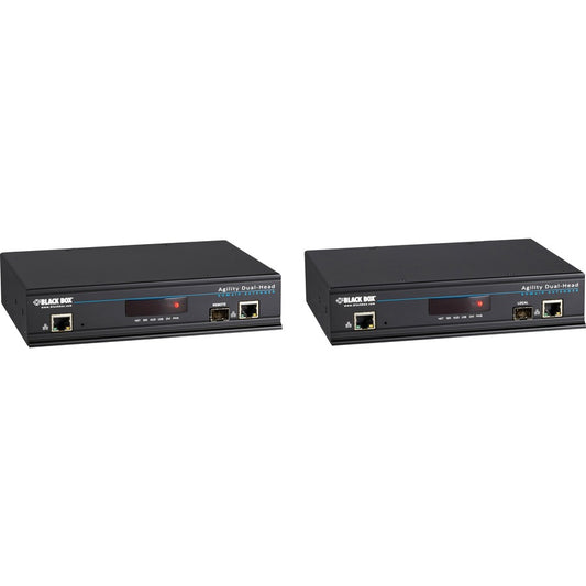 Black Box Agility KVM-Over-IP Matrix Dual-Head DVI-D USB 2.0 KVM Extender Kit