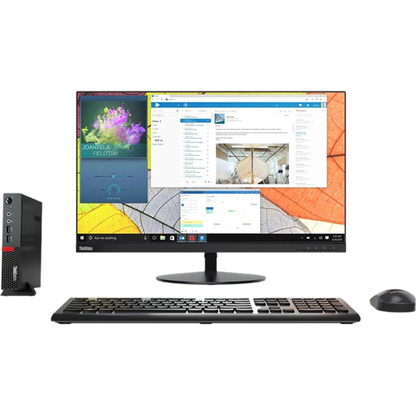 Lenovo ThinkCentre M710q 10MQS28K00 Desktop Computer - Intel Core i7 7th Gen i7-7700T 2.90 GHz - 8 GB RAM DDR4 SDRAM - 256 GB SSD - Tiny