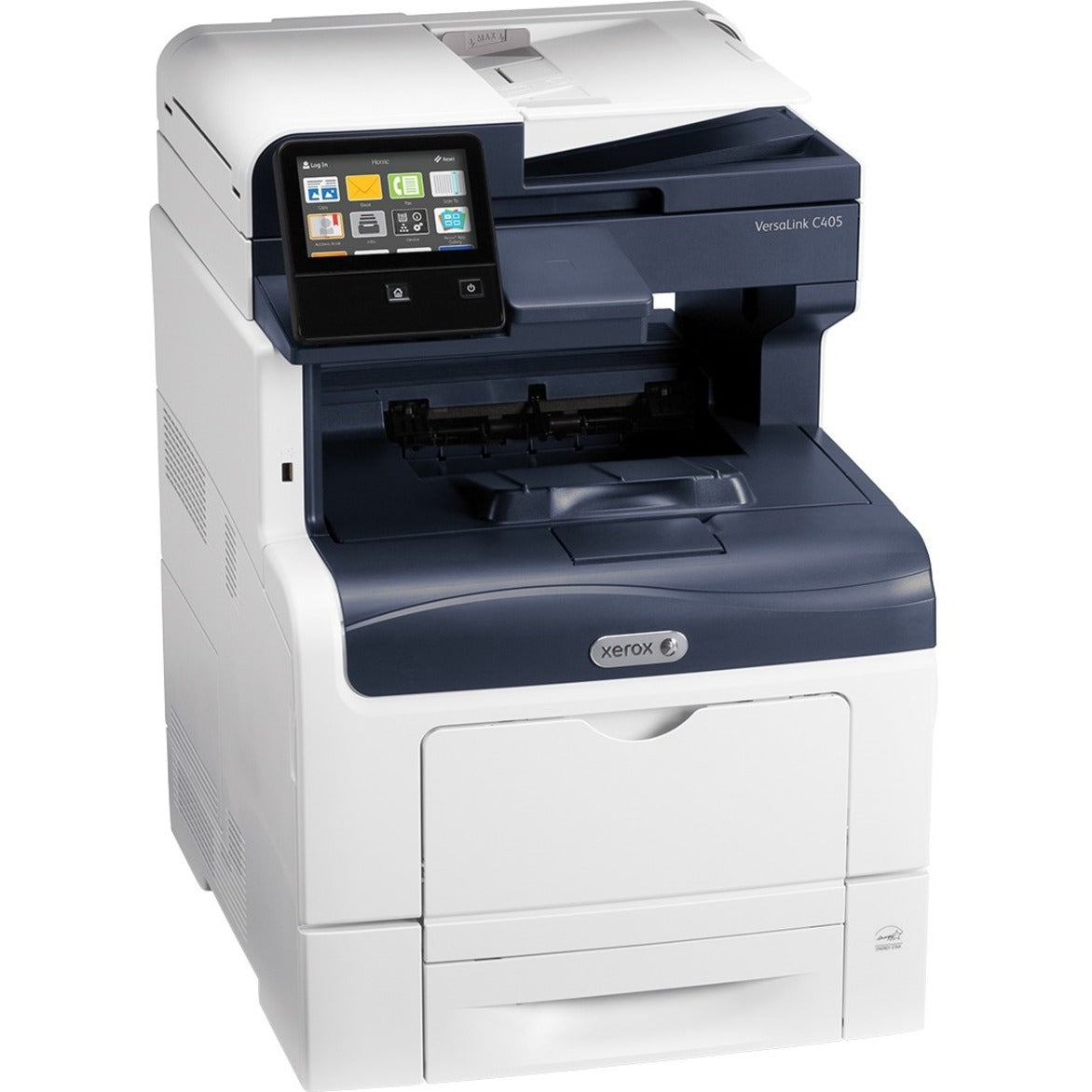 Xerox VersaLink C405/DN Laser Multifunction Printer-Color-Copier/Fax/Scanner-36 ppm Mono/Color Print-600x600 Print-Automatic Duplex Print-80000 Pages Monthly-700 sheets Input-Color Scanner-600 Optical Scan-Color Fax-Gigabit Ethernet