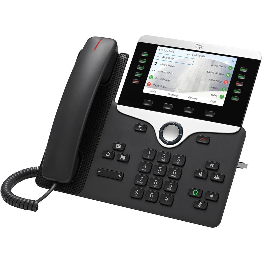 Cisco 8841 IP Phone - Wall Mountable - Black